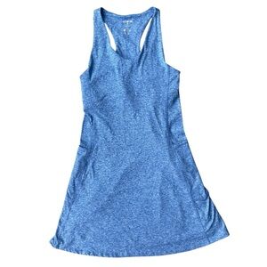 Marika Heather Blue Racerback Athletic Dress Size M